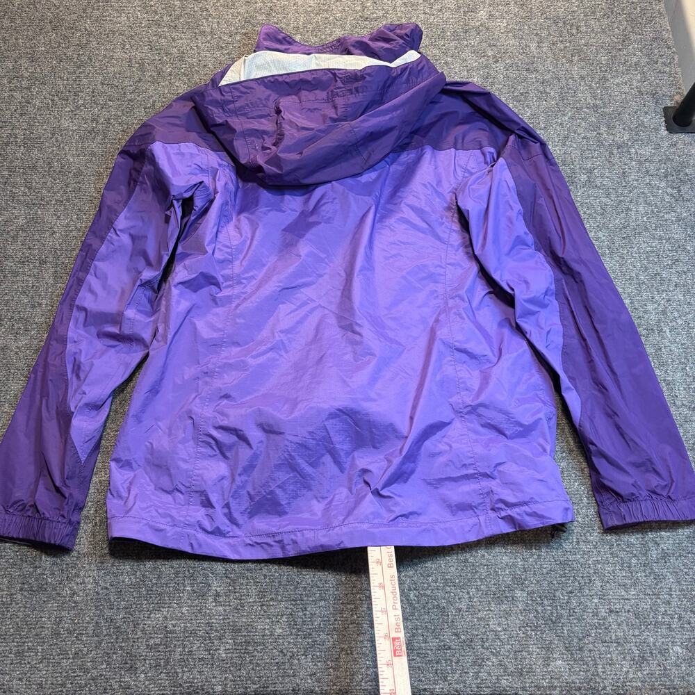 Marmot Womens Rain Jacket Large L Purple Two Tone Waterproof Hooded Coat Shell - Picture 5 of 8